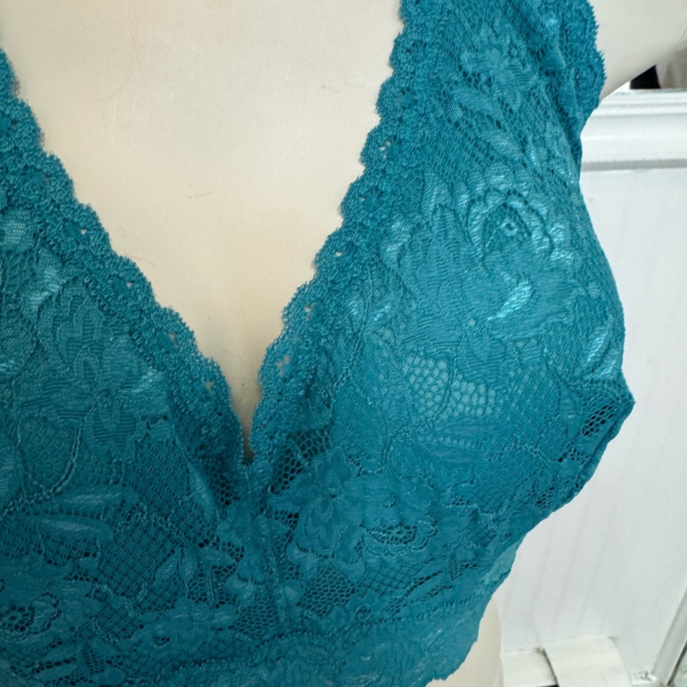 Cosabella NSN 1355 racer back bra Teal Lace Bralette